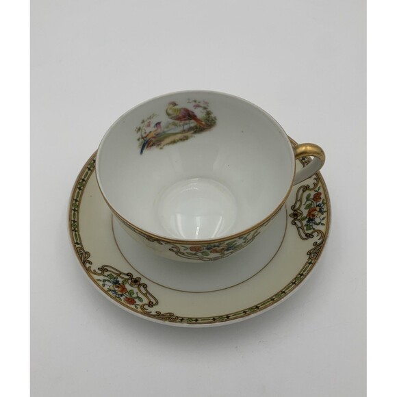 Antique Noritake chelsea 5 Tea Cup and Saucer Set Made in Japan - Picture 6 of 11